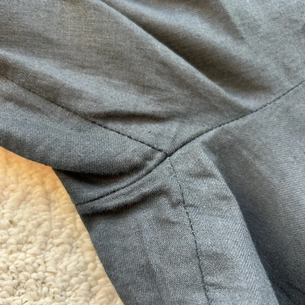 Banana Republic Black Linen Blend Belted Utility Pants